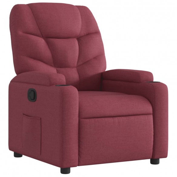 Fauteuil inclinable Rouge bordeaux Tissu