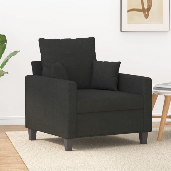 Fauteuil Noir 60 cm Tissu