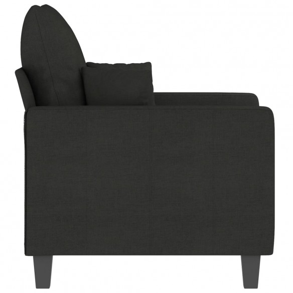 Fauteuil Noir 60 cm Tissu