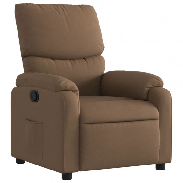 Fauteuil inclinable Marron Tissu