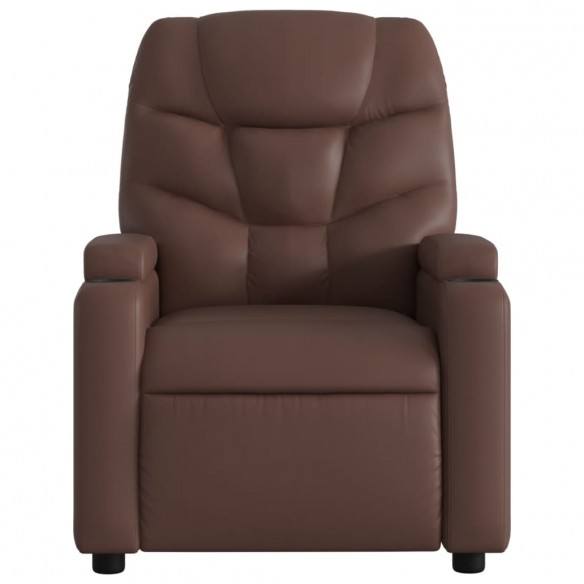 Fauteuil inclinable Marron Similicuir