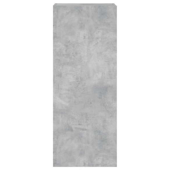 Meuble TV mural gris béton 40,5x30x102 cm bois d'ingénierie