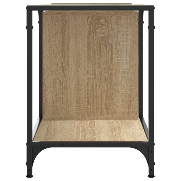 Meuble TV chêne sonoma 153x37x50 cm bois d'ingénierie