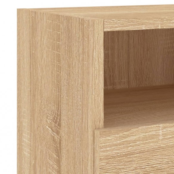 Meubles TV muraux 2 pcs chêne sonoma 60x30x30cm bois ingénierie