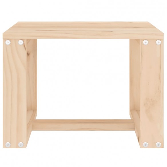 Table d'appoint de jardin 40x38x28,5 cm bois massif de pin