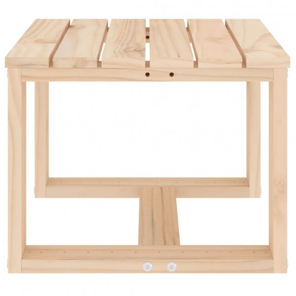 Table d'appoint de jardin 40x38x28,5 cm bois massif de pin