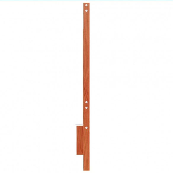 Tête de lit cire marron 160 cm bois massif de pin