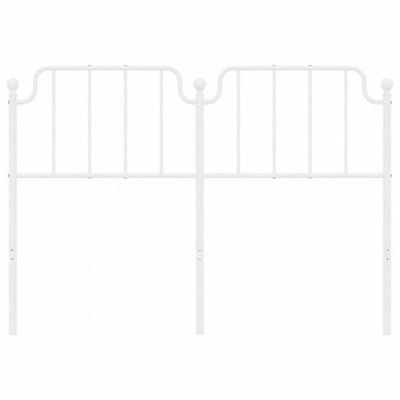 Tête de lit métal blanc 150 cm