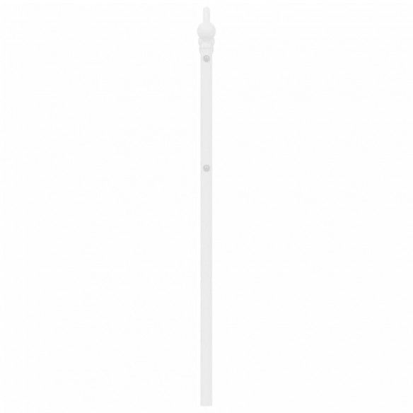 Tête de lit métal blanc 150 cm