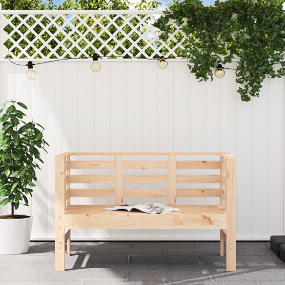 Banc de jardin 111,5x53x71 cm bois massif de pin