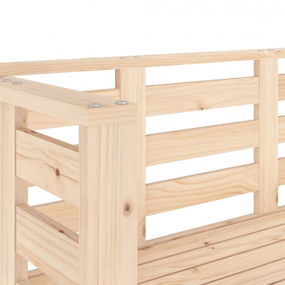 Banc de jardin 111,5x53x71 cm bois massif de pin