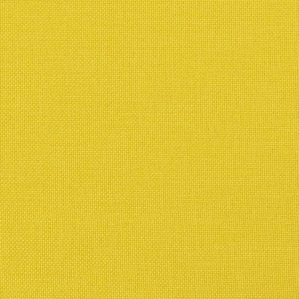 Canapé 3 places avec oreillers jaune clair 180 cm tissu