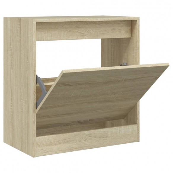 Armoire à chaussures chêne sonoma 60x34x63,5 cm bois ingénierie