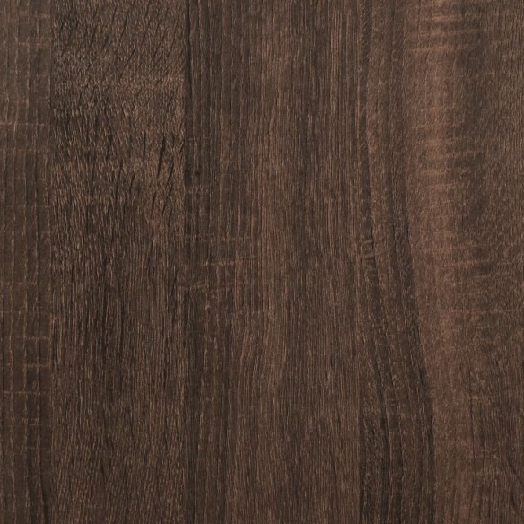 Armoire à tiroirs chêne brun 100x40x180 cm bois d'ingénierie