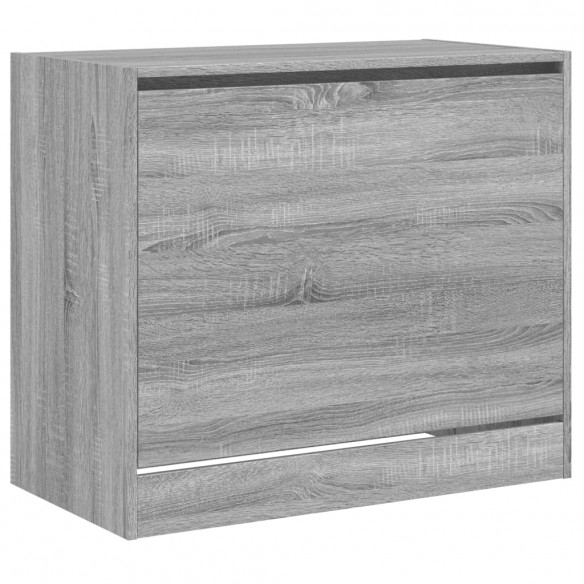 Armoire à chaussures sonoma gris 80x42x69 cm bois d'ingénierie