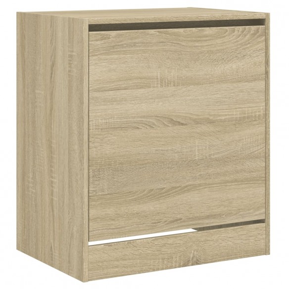 Armoire à chaussures chêne sonoma 60x42x69 cm bois d'ingénierie