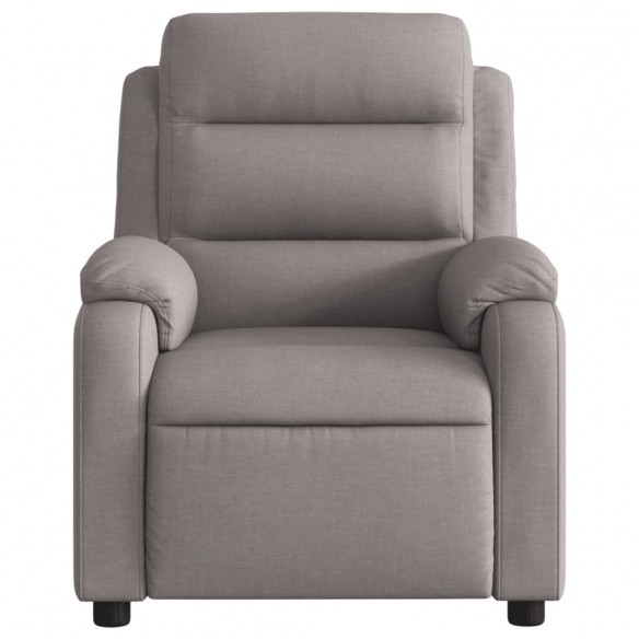 Fauteuil de massage inclinable Taupe Tissu