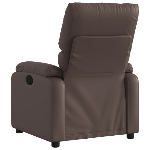 Fauteuil inclinable électrique Marron Similicuir