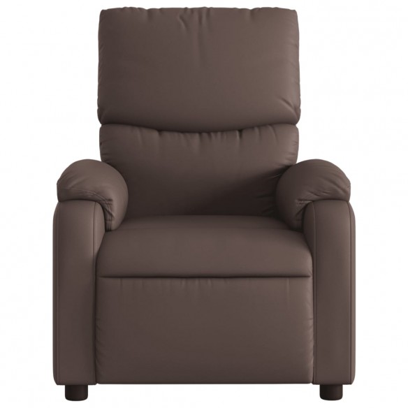 Fauteuil inclinable électrique Marron Similicuir