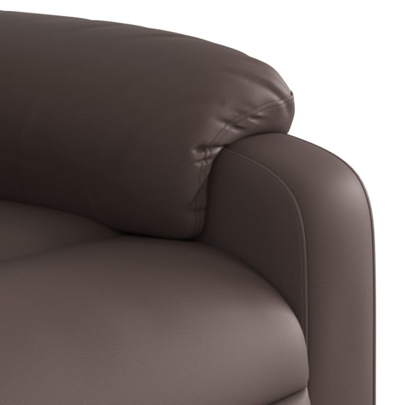 Fauteuil inclinable électrique Marron Similicuir