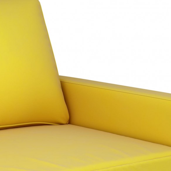 Fauteuil Jaune 60 cm Velours