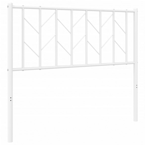 Tête de lit métal blanc 100 cm