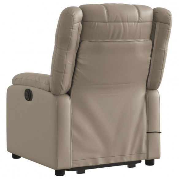 Fauteuil inclinable de massage Cappuccino Similicuir