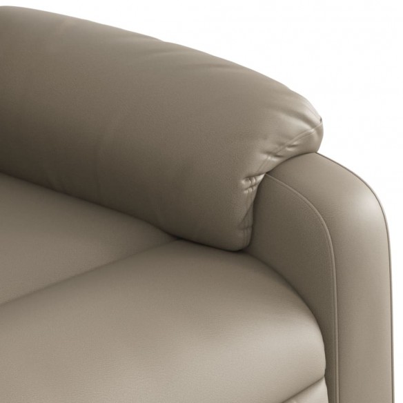 Fauteuil inclinable de massage Cappuccino Similicuir