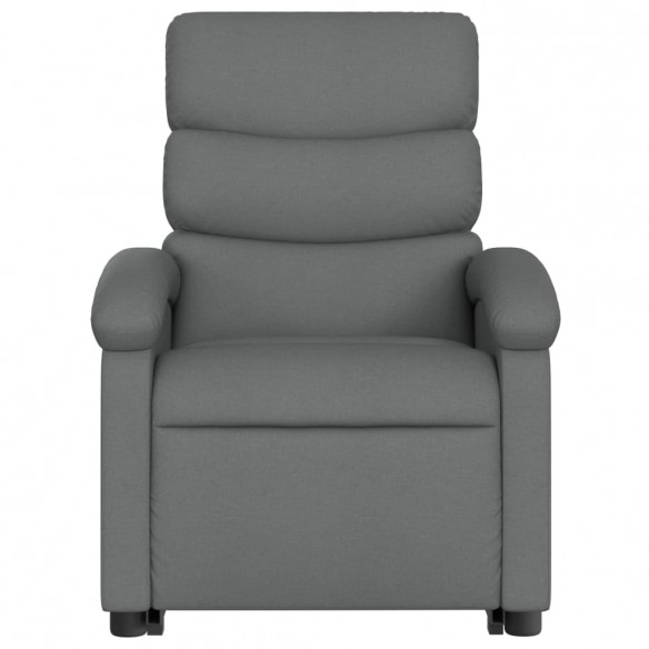 Fauteuil inclinable électrique gris foncé tissu