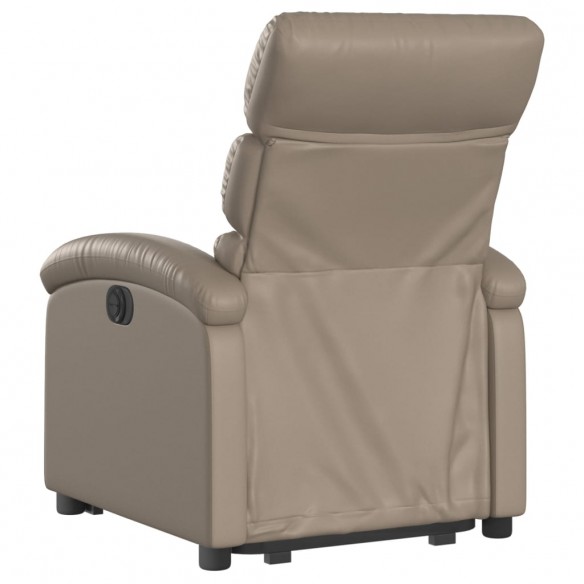 Fauteuil inclinable électrique cappuccino similicuir