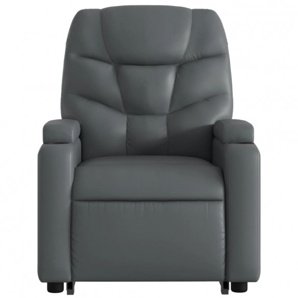 Fauteuil inclinable de massage Gris Similicuir