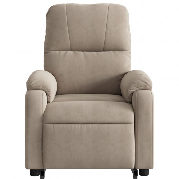 Fauteuil inclinable de massage électrique taupe