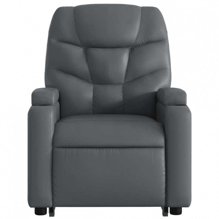 Fauteuil inclinable Gris Similicuir Fauteuil inclinable Gris Similicuir