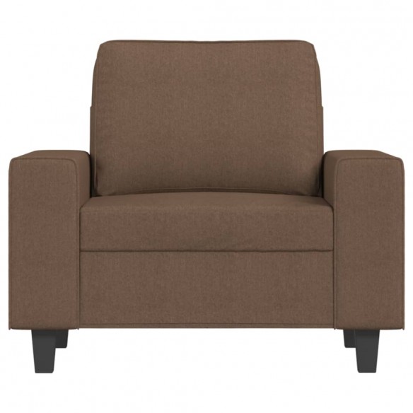 Fauteuil Marron 60 cm Tissu