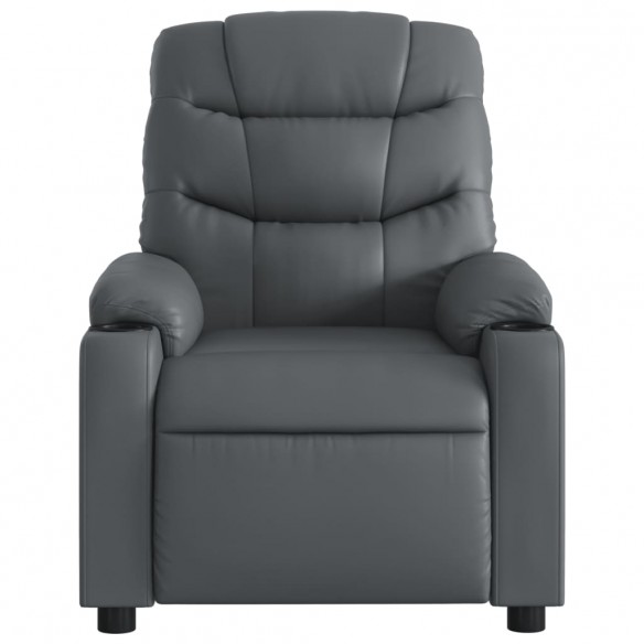 Fauteuil inclinable Gris Similicuir