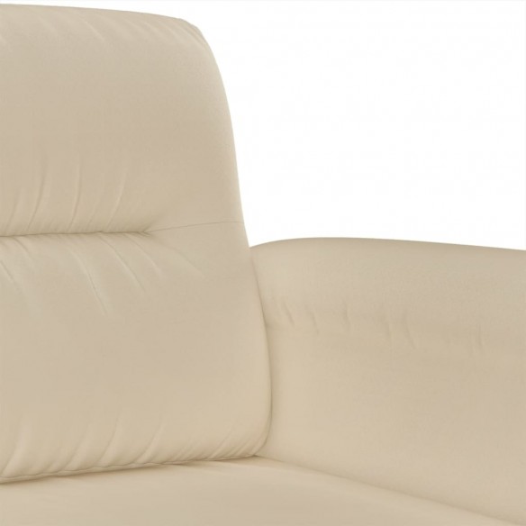 Chaise de canapé crème 60 cm tissu microfibre