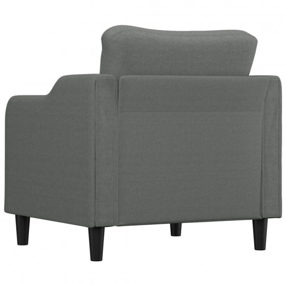 Fauteuil Gris foncé 60 cm Tissu