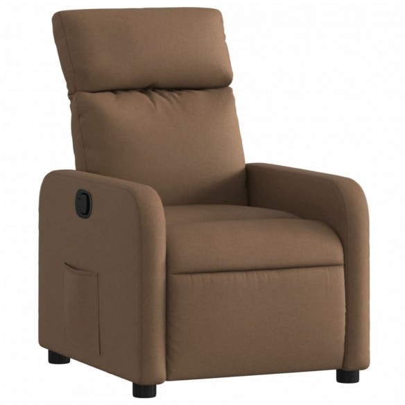 Fauteuil inclinable Marron Tissu