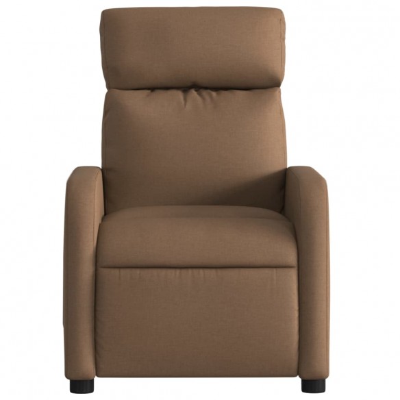 Fauteuil inclinable Marron Tissu