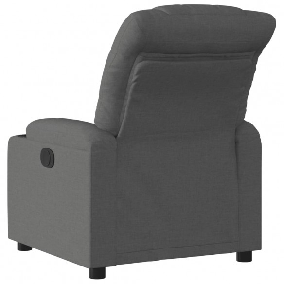 Fauteuil inclinable Gris foncé Tissu