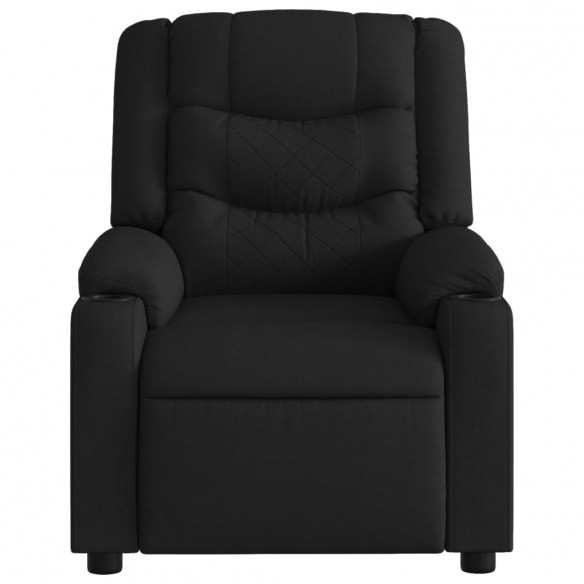 Fauteuil inclinable Noir Tissu