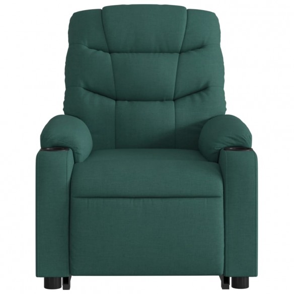 Fauteuil inclinable vert foncé tissu