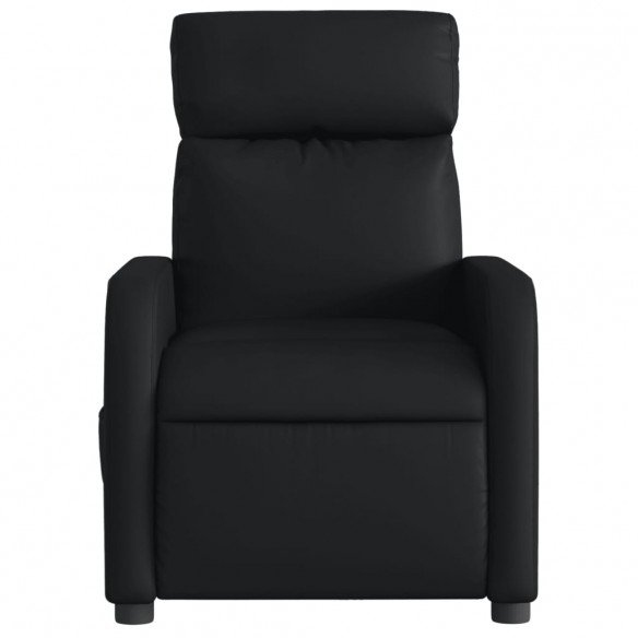 Fauteuil inclinable électrique Noir Similicuir