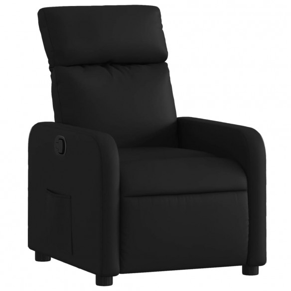 Fauteuil inclinable Noir Similicuir