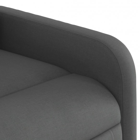 Fauteuil inclinable Gris foncé Tissu