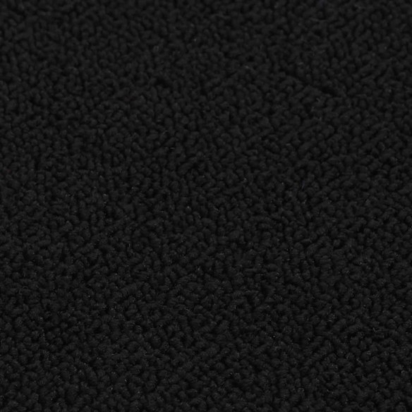 Tapis d'escalier antidérapants 15pcs 60x25cm Noir Rectangulaire