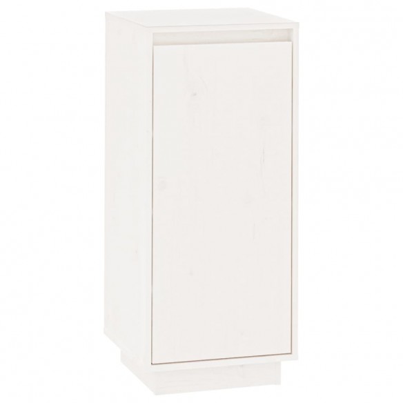 Armoire à chaussures Blanc 35x35x80 cm Bois de pin massif