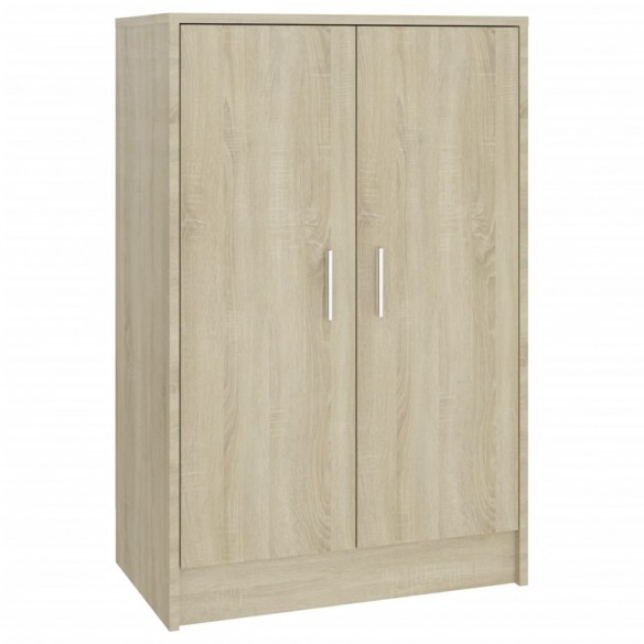 Armoire à chaussures Chêne Sonoma 60x35x92 cm Aggloméré