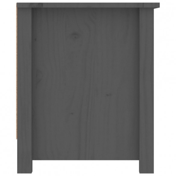 Armoire à chaussures Gris 110x38x45,5 cm Bois de pin massif