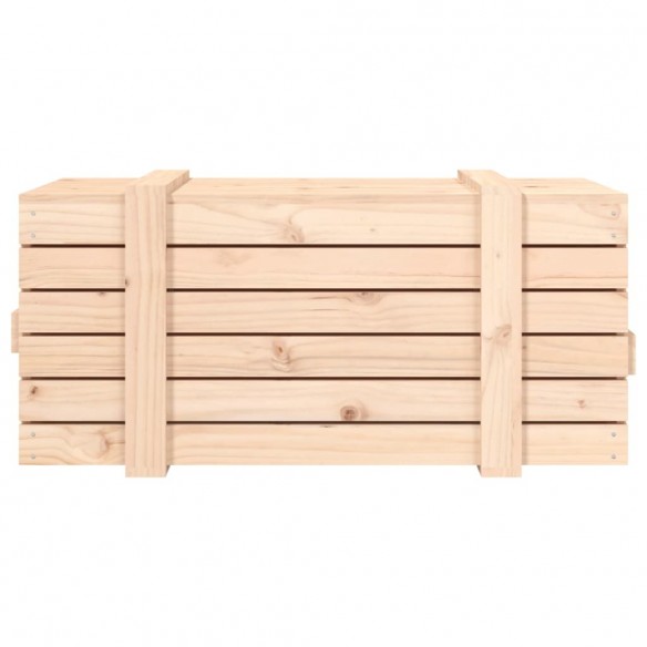 Boîte de rangement 91x40,5x42 cm Bois massif de pin